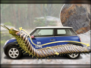 یہ کنکھجورا ایک کار جتنا بڑا تھا