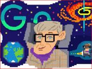 اسٹیفن ہاکنگ کی سالگرہ پران کی مشینی آواز میں گوگل ڈوڈل جاری