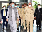 وزیراعظم کا آرمی چیف کے ہمراہ آئی ایس آئی ہیڈ کوارٹرز کا دورہ