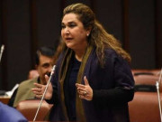 سینیٹر زرقا وہیل چیئر پر آکسیجن سلنڈر اور ڈاکٹرز کے ساتھ سینیٹ پہنچ گئیں