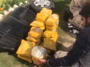 غازی انٹرچینج کے قریب کار سے 78 کلوگرام منشیات برآمد