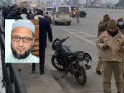 بھارت میں مسلم سیاسی رہنما اسد الدین اویسی کی گاڑی پر فائرنگ