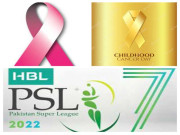 چھاتی کے سرطان سے آگاہی کا دن پنک کیپس پہن کرمیچ میں شرکت