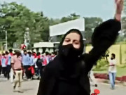 لاہور میں بھارتی باحجاب طالبہ سے اظہار یکجہتی کے لیے اللہ اکبر ریلی