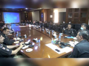 کراچی پولیس چیف کی زیرصدارت اجلاس جرائم پر قابو پانے کیلئے حکمت عملی تیار