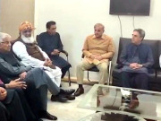 تحریک عدم اعتماد شہباز شریف فضل الرحمان کی ایم کیو ایم رہنماؤں سے ملاقات