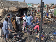 کراچی میں جھونپڑیوں میں آگ لگنے سے 5بچوں سمیت 6افراد جاں بحق