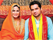 امریکا میں وینا ملک اور اسد بشیر کی رسم حنا