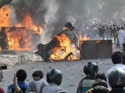 بھارت میں ہندو تہوار پر مسلم کش فسادات پھوٹ پڑے
