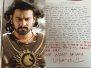 نئی فلم کی جھلک جاری نہ کی گئی تو خودکشی کرلوں گا باہوبلی کو مداح کی دھمکی