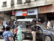 گارڈن میں بینک ڈکیتی ملزمان 15 لاکھ روپے لوٹ کر فرار
