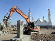 حج سیزن مسجد قبا کی توسیع جاری 66 ہزار نمازیوں کی گنجایش ہوگی
