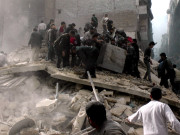 شام کے مختلف شہروں میں سرکاری فوج کے فضائی حملے 41 افراد ہلاک