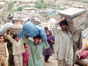 کھاناہے نہ پانی کسی نے حال تک نہیں پوچھا متاثرین سیلاب