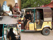 مہنگائی اور بیروزگاری سے پریشان کراچی کی  17 سالہ لڑکی نے رکشہ چلانا شروع کردیا