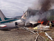 روسی فوج کا مال بردار طیارہ گرکر تباہ 4 ہلاک اور 5 زخمی