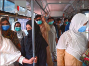 کورونا کیسز میں اضافہ ملک بھر میں دورانِ سفر ماسک پہننا لازمی قرار