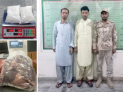 پردوں میں جذب کرکے منشیات اسمگل کرنے کی کوشش ناکام 2 ملزمان گرفتار