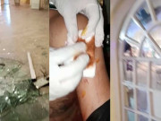 مسلم لیگ ن کے امیدوار نذیر چوہان کے مرکزی دفتر پر ’پی ٹی آئی کارکنوں‘ کا مبینہ حملہ