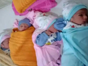 حیدرآباد میں خاتون کے ہاں بیک وقت چار لڑکوں کی پیدائش
