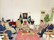 امن کیلیے حکومتی فیصلوں کی حمایت کرینگے عسکری قیادت 