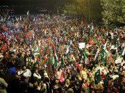 عمران خان کی کال پر کراچی لاہور سمیت مختلف شہروں میں احتجاج