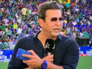 براڈکاسٹر کی جانب سے پاکستان کی غلط الیون پیش وسیم اکرم برہم