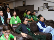 صدر مملکت نے پاکستان اور انگلینڈ کے درمیان تیسرا ٹی20 اسٹیڈیم میں دیکھا