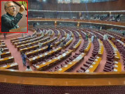 صدرکے پارلیمنٹ کے مشترکہ اجلاس سے خطاب میں اراکین کا غیر اعلانیہ بائیکاٹ