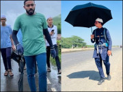 پیدل حج رضائے الٰہی یا شہرت کی خواہش