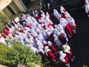 خیبرپختونخوا میں اسٹوڈنٹس نرسز کا وظیفے کی بندش کے خلاف احتجاج