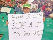 ’اس پچ پر تو میں بھی سنچری بنا سکتا ہوں‘ بچے کا پیغام