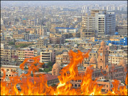 کراچی جلتا رہا ایس ایچ اوز نیرو بنے رہے