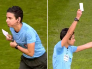 لزبن میں فٹبال کی تاریخ کا پہلا وائٹ کارڈ لہرادیا گیا