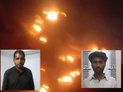 کراچی میں مشتعل شہریوں نے دو ڈاکوؤں کو زندہ جلادیا