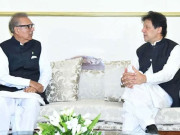 صدر مملکت کی عمران خان سے اہم ملاقات انتخابات کی تاریخ نہ دینے پر الیکشن کمیشن پر تنقید
