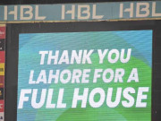 پی ایس ایل زندہ دلان لاہور نے ’ہاؤس فل‘ کر دیا