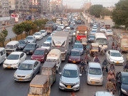 احتجاج کے باعث کراچی کے مختلف علاقوں میں بدترین ٹریفک جام