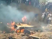 بھارت: گجرات میں طیارہ گر کر تباہ، پائلٹ ہلاک