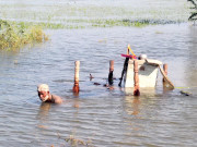 کوہ سلیمان بارشیں ڈی جی خان کے مضافات ڈوبنے کا خطرہ شہباز ایئر بیس سے نفری کا انخلا شروع