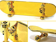 امریکی کمپنی نے خالص سونے کا اسکیٹ بورڈ بنالیا  