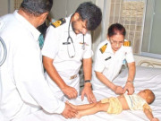 نیوی بلوچستان میں تعلیم اور صحت کی سہولیات فراہمی کیلیے کوشاں 