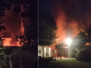 لاہور ماڈل ٹاؤن میں ن لیگ کے مرکزی سیکریٹریٹ کو نامعلوم افراد نے آگ لگادی