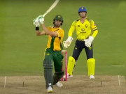 ٹی 20 بلاسٹ شاہین آفریدی کے چھکوں نے سماں باندھ دیا