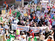 کراچی سمیت سندھ بھر میں پاک فوج سے اظہار یکجہتی کیلیے ملک گیر احتجاج کا سلسلہ جاری