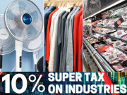 بجٹ 202324 ڈبہ بند خوراک برانڈڈ کپڑے پنکھے مہنگے امیروں پر 10 فیصد سپر ٹیکس