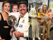 آسٹریلوی فتح کا جشن پلیئرز کے اہل خانہ بھی شریک ہوگئے