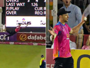 ٹی20 بلاسٹ بریڈ کیورے کے شاندار کیچ پر شائقین کرکٹ حیران رہ گئے