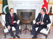 نواز شریف ڈیوڈ کیمرون ملاقات   