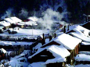 چینی شہر ہربن میں مئی کے مہینے میں برف باری شہری حیران